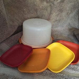 Vintage Tupperware Kids Mini Party Play Set Dishes